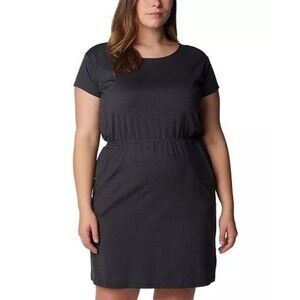 NWT Columbia Pacific Haze T-Shirt Dress Heather Gray UPF 50- Size 2XL